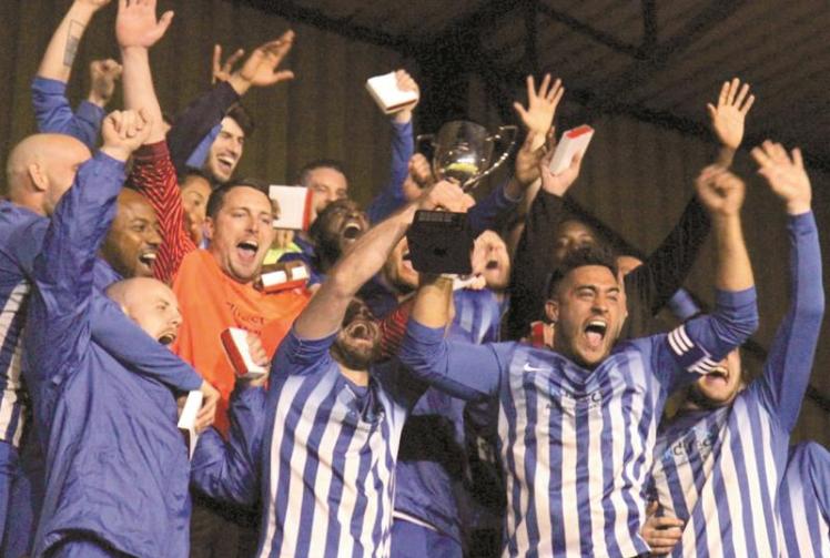 Marlow United FC claim the Thames Valley Premier League title