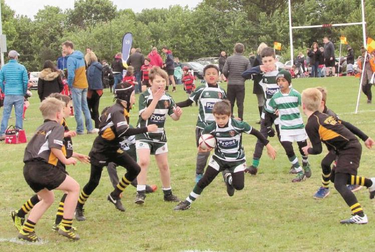 Slough RFC juniors grow in confidence at the Twickenham Festival