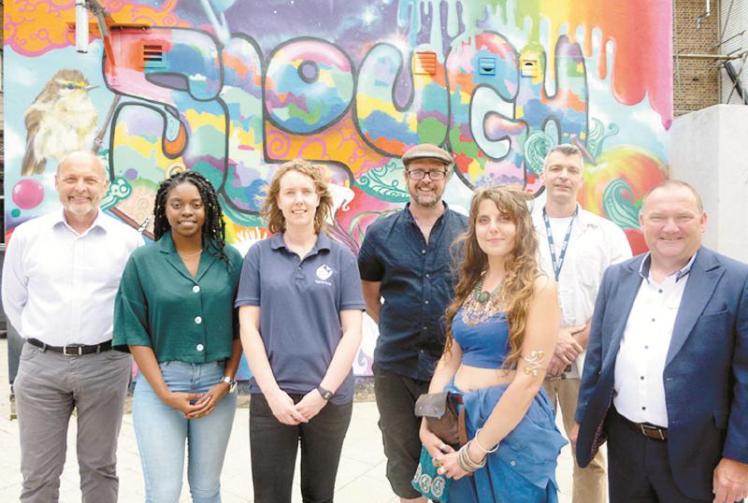 Art collaboration brings colour on Slough streets 