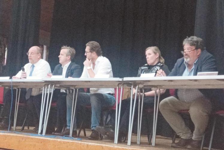 A hundred people show up to share concerns on 'undemocratic' decision to move asylum seekers into Datchet hotel