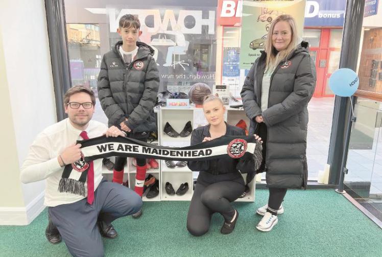 Insurance broker teams up with Maidenhead United FC for community Boot Exchange