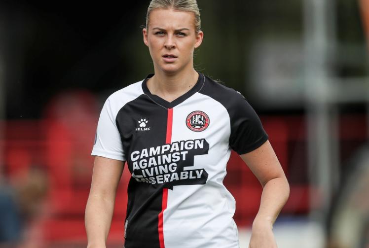 No split loyalties: Katie Vince is out to inspire for Maidenhead United against Ascot