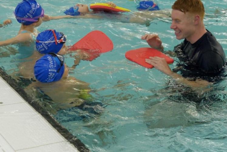 Tom Dean teams up with The Royal Foundation to help thousands of kids learn to swim