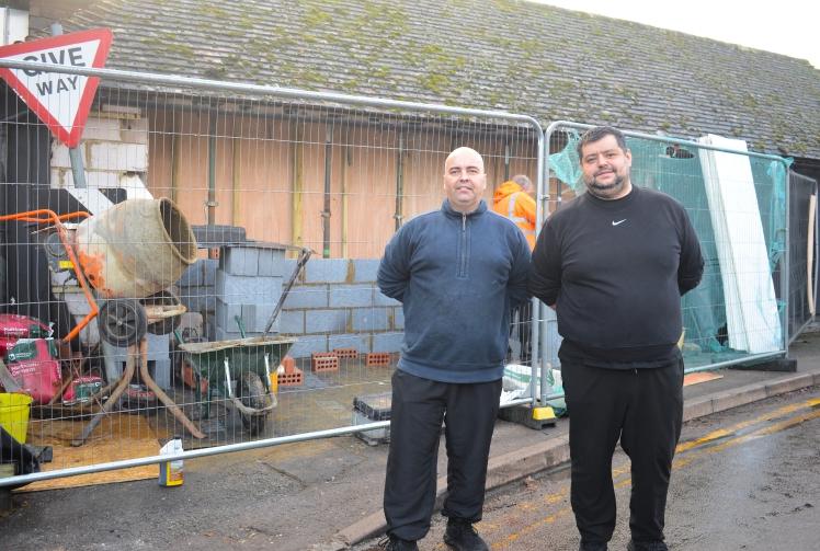 Pub staff in miracle escape as car hits wall