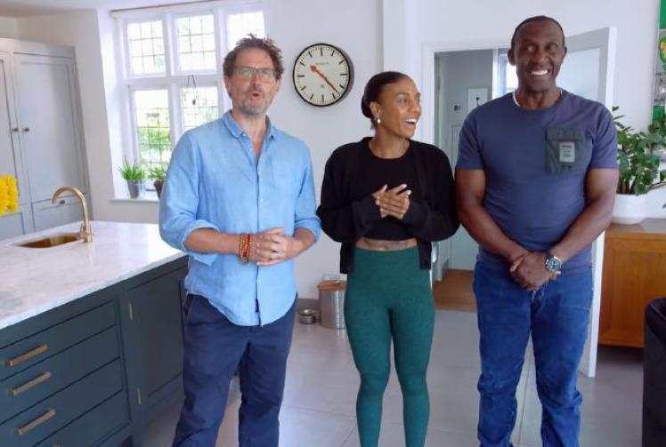 Former sprinter falls for garden (but it’s just not big enough)