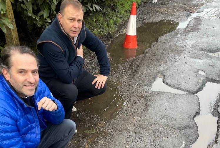 Road riddled with potholes to be fixed after criticism