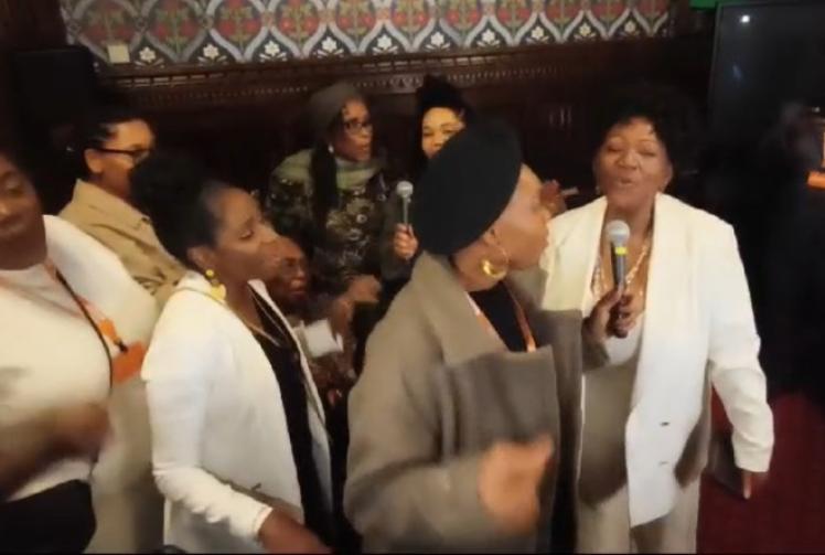 Boney M singer performs at event to celebrate MBE