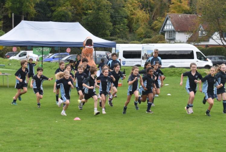 Children run 100 miles for school’s centenary